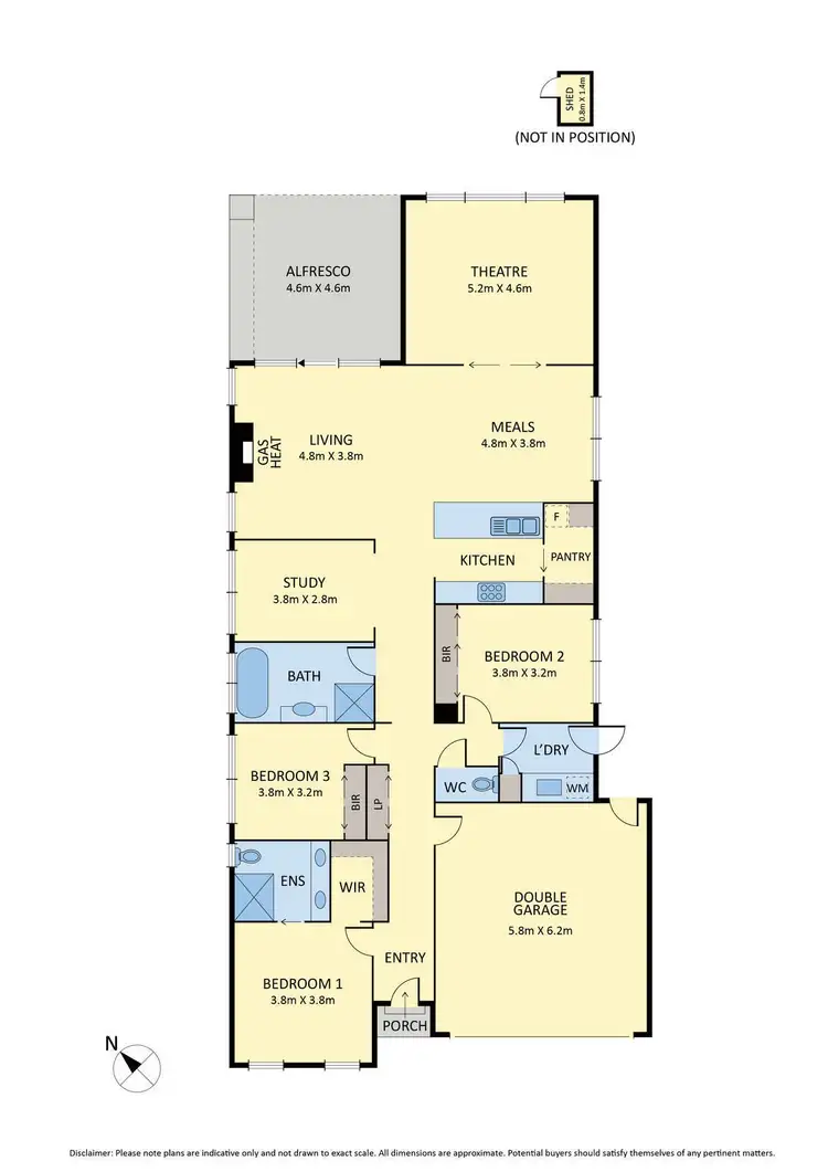Floorplan of Homely house listing, 18 Pimelea Street, Sunbury VIC 3429