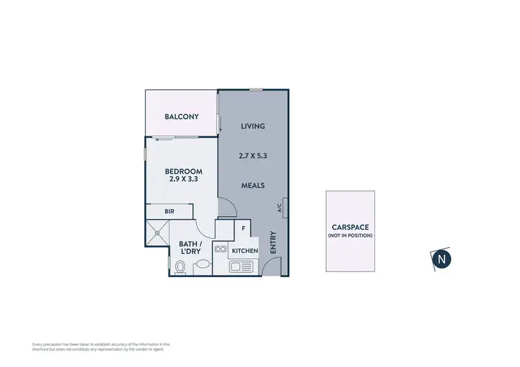 Floorplan of Homely apartment listing, 605/613 Swanston Street, Carlton VIC 3053
