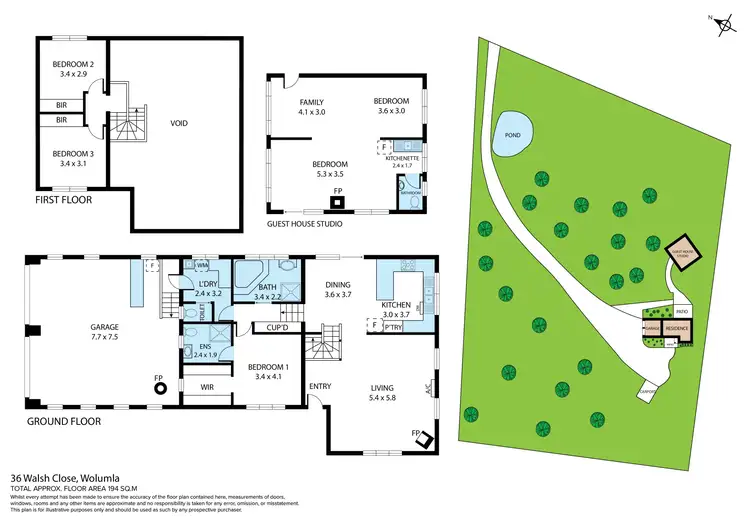 Floorplan of Homely house listing, 36 Walsh Close, Wolumla NSW 2550
