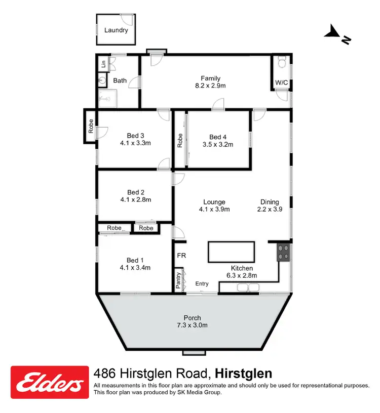 Floorplan of Homely rural property listing, 486 Hirstglen Road, Hirstglen QLD 4359