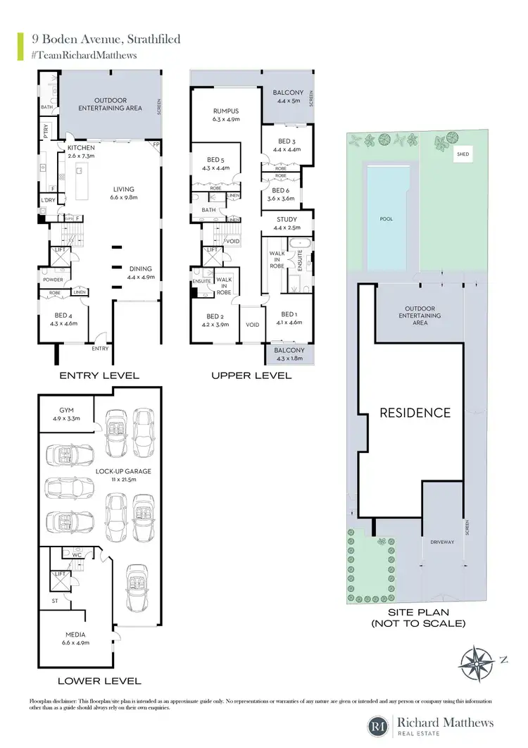 Floorplan of Homely house listing, 9 Boden Avenue, Strathfield NSW 2135