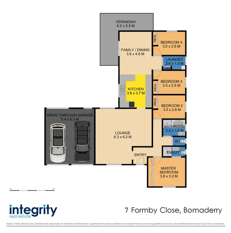 Floorplan of Homely house listing, 7 Formby Close, Bomaderry NSW 2541