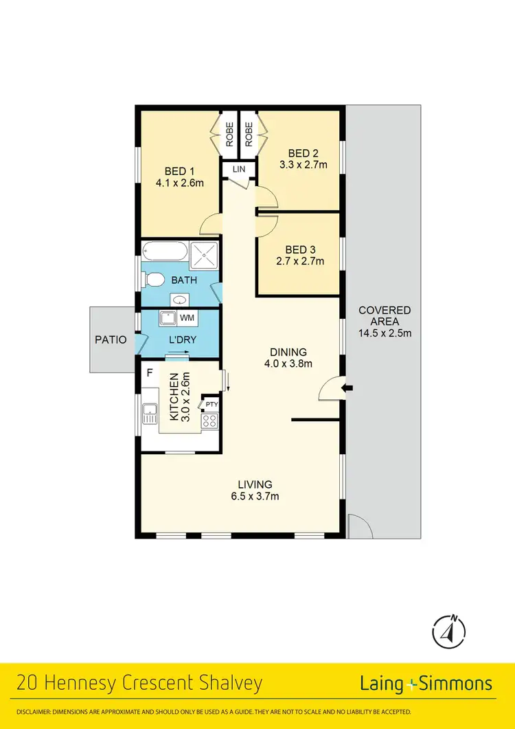 Floorplan of Homely house listing, 20 Hennesy Crescent, Shalvey NSW 2770