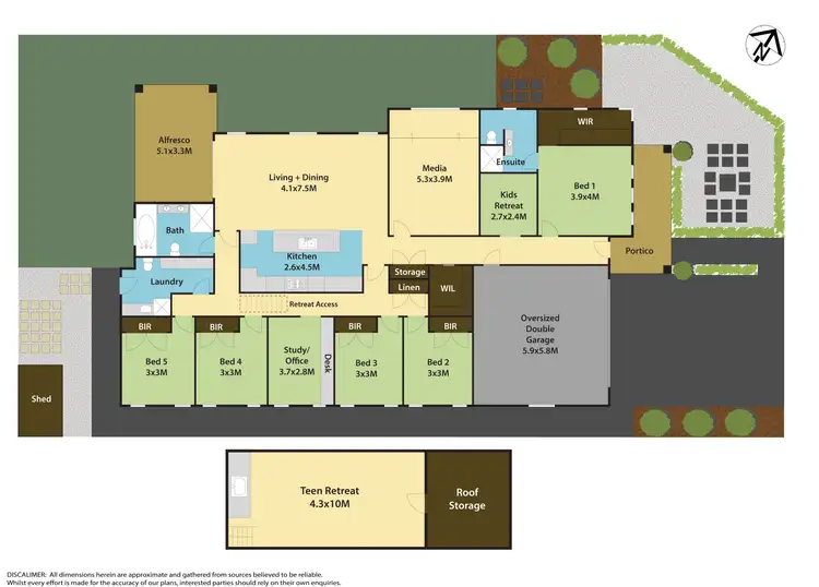 Floorplan of Homely house listing, 23 Fanflower Street, The Ponds NSW 2769