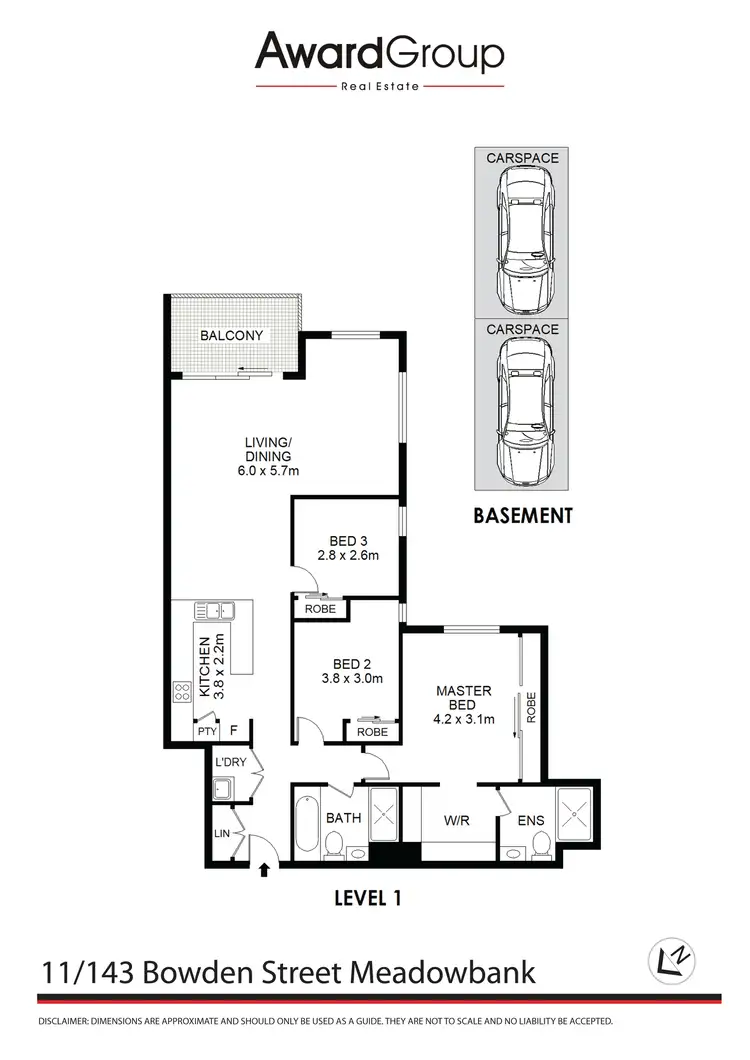 Floorplan of Homely unit listing, 11/143 Bowden Street, Meadowbank NSW 2114