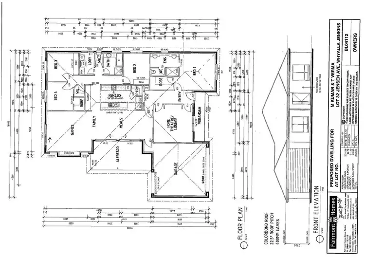 Floorplan of Homely house listing, 43 Jensen Avenue, Whyalla Jenkins SA 5609