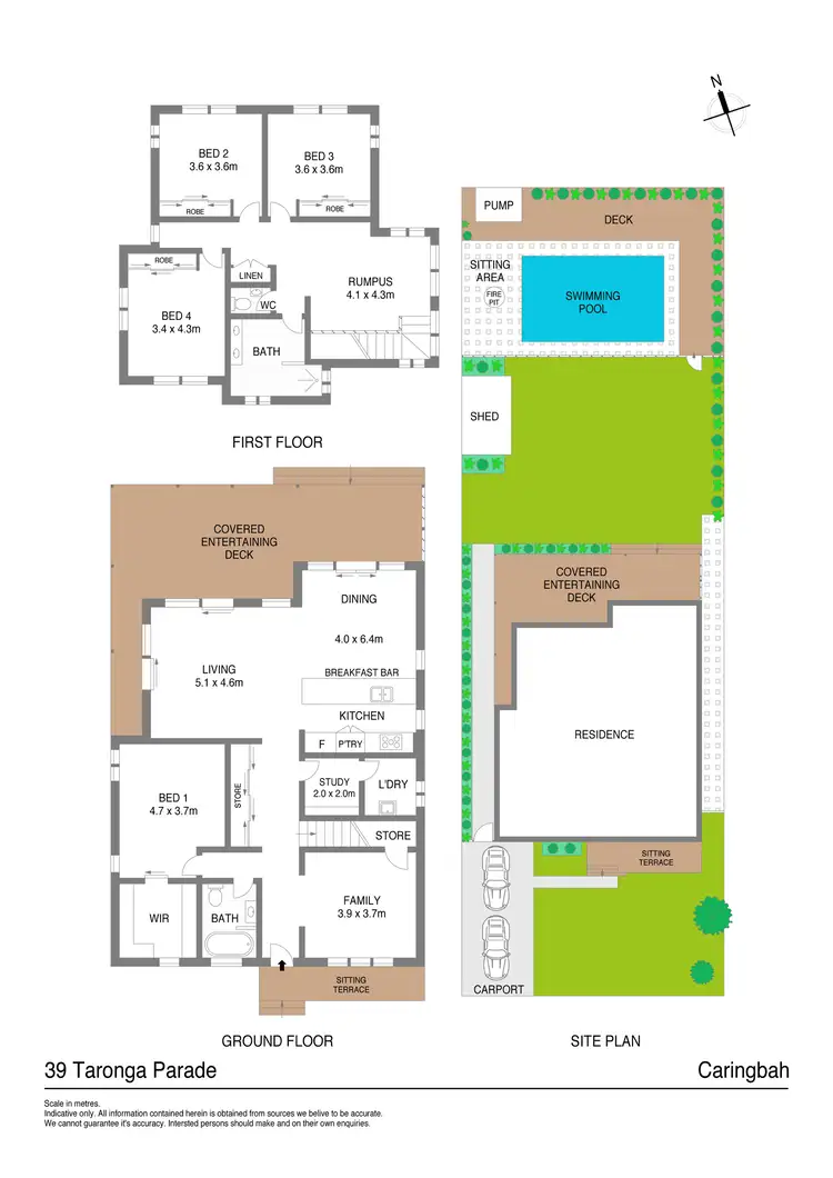 Floorplan of Homely house listing, 39 Taronga Parade, Caringbah NSW 2229