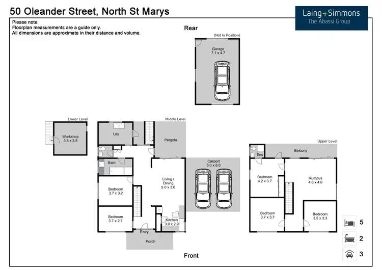 Floorplan of Homely house listing, 50 Oleander Road, North St Marys NSW 2760