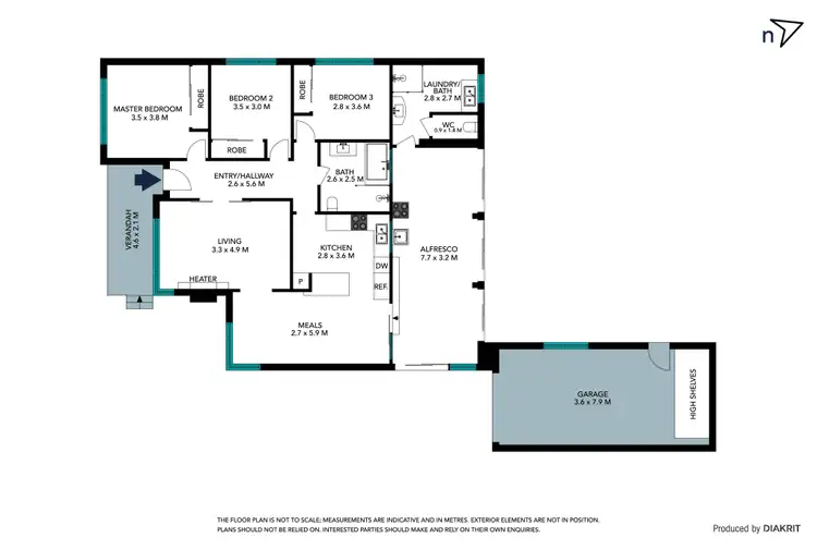Floorplan of Homely house listing, 74 Dunne Street, Kingsbury VIC 3083