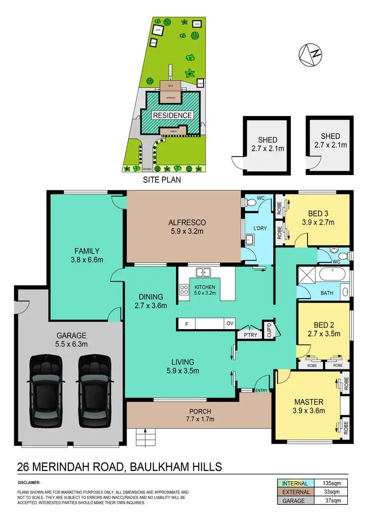 Floorplan of Homely house listing, 26 Merindah Road, Baulkham Hills NSW 2153