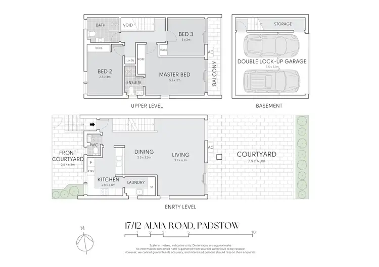 Floorplan of Homely townhouse listing, 17/12 Alma Road, Padstow NSW 2211