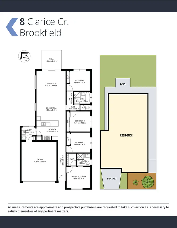 Floorplan of Homely house listing, 8 Clarice Crescent, Brookfield VIC 3338