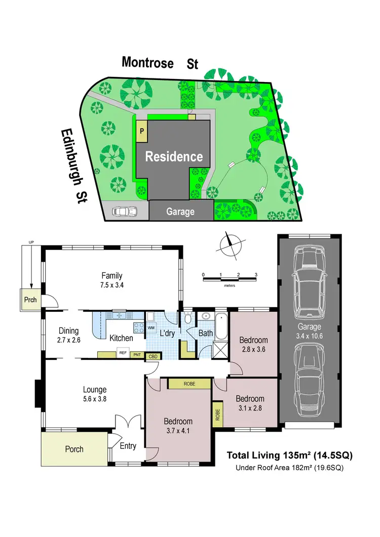 Floorplan of Homely house listing, 5 Edinburgh Street, Warragul VIC 3820