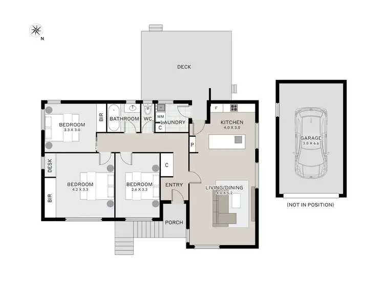 Floorplan of Homely house listing, 21 Meadowbank Road, Newnham TAS 7248