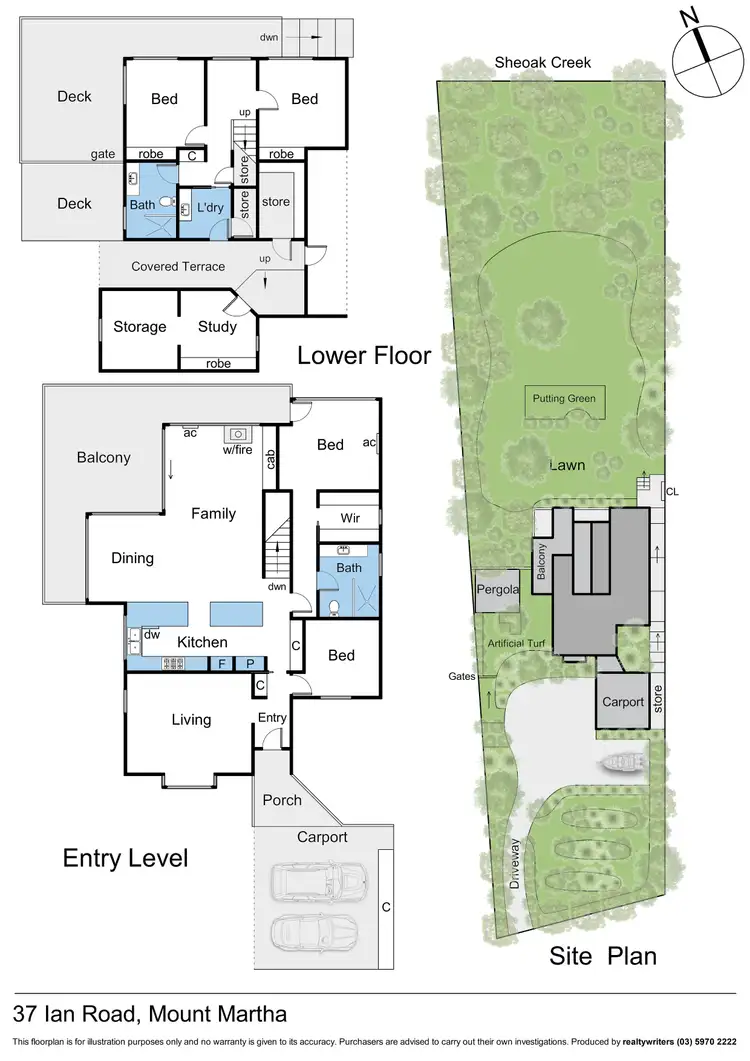 Floorplan of Homely house listing, 37 Ian Road, Mount Martha VIC 3934