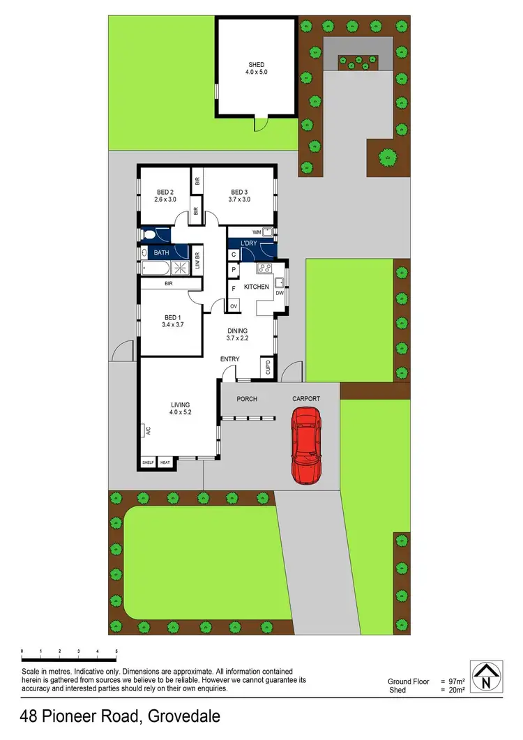 Floorplan of Homely house listing, 48 Pioneer Road, Grovedale VIC 3216