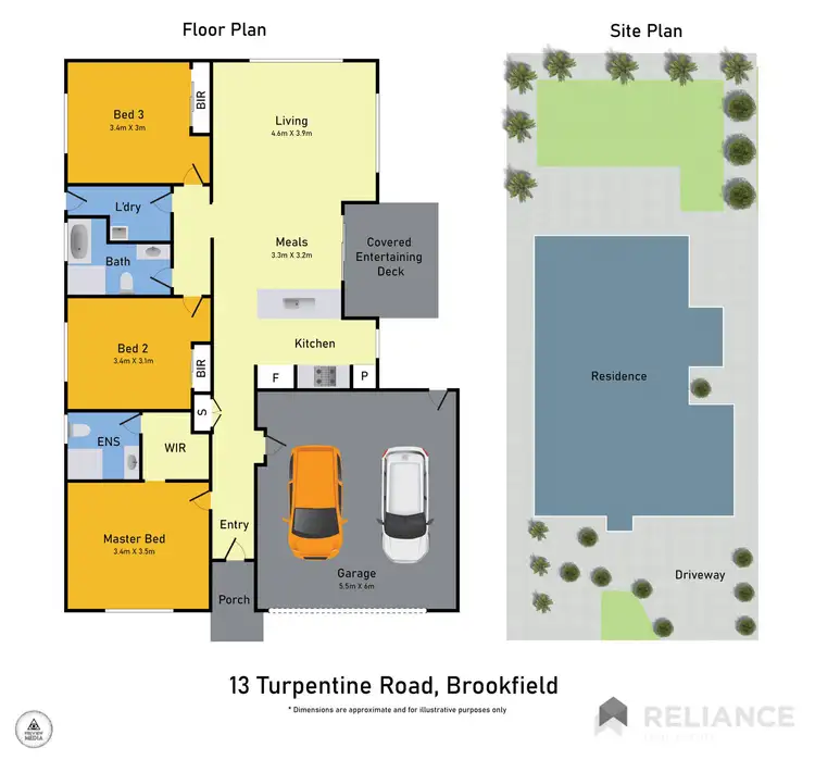 Floorplan of Homely house listing, 13 Turpentine Road, Brookfield VIC 3338