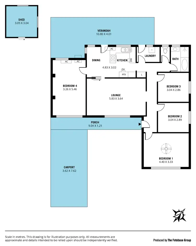 Floorplan of Homely house listing, 5 Louisa Street, Morphett Vale SA 5162
