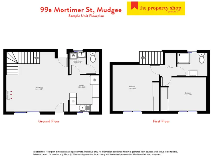 Floorplan of Homely block of units listing, 99a Mortimer Street, Mudgee NSW 2850