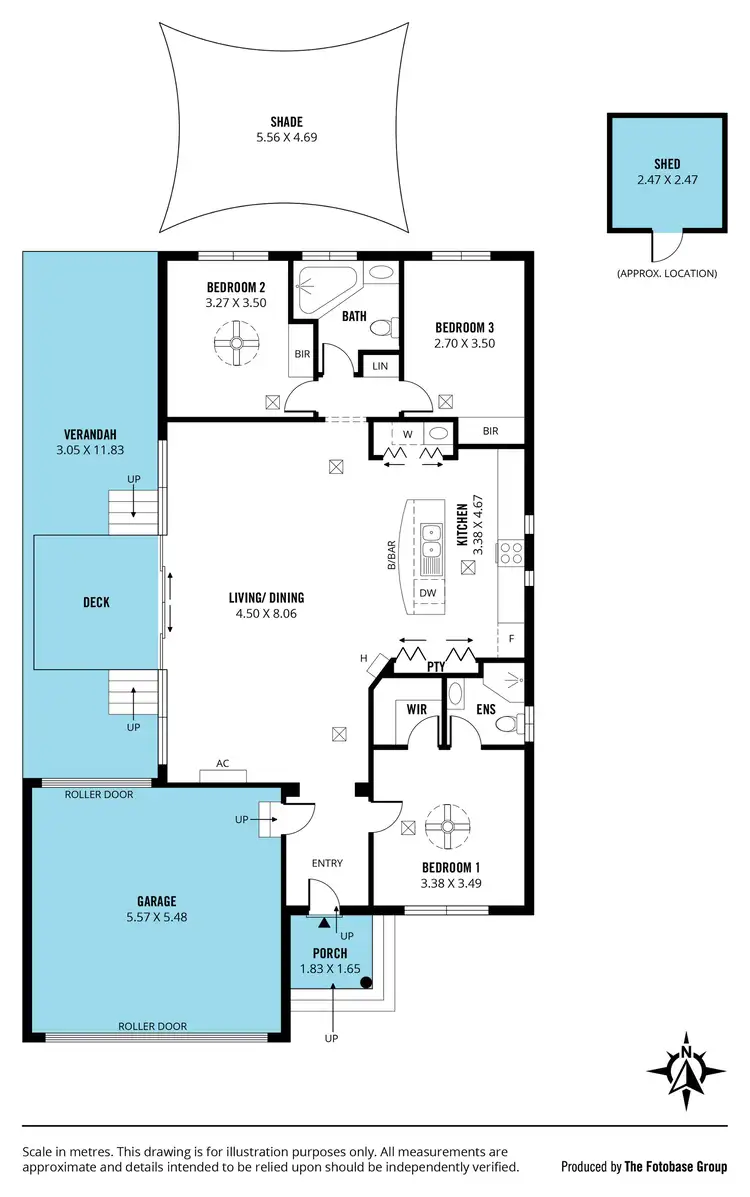 Floorplan of Homely house listing, 55 Jimmy Watson Drive, Woodcroft SA 5162