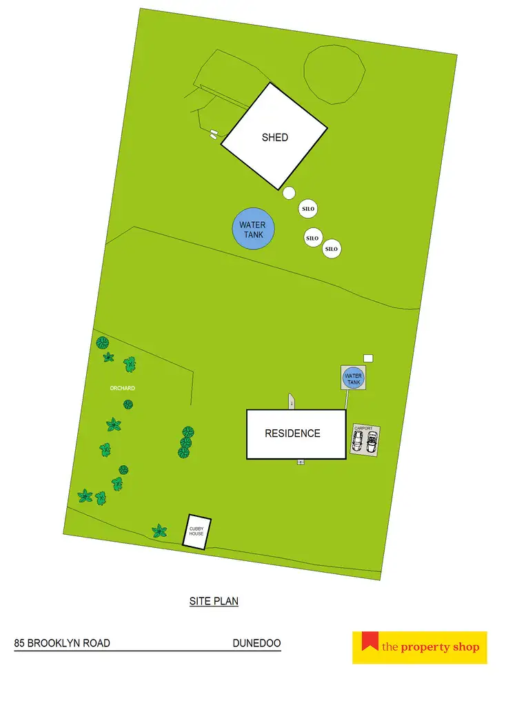 Floorplan of Homely rural property listing, 86 Brooklyn Road, Dunedoo NSW 2844
