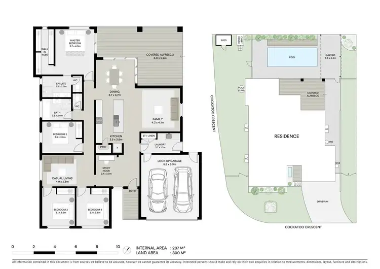 Floorplan of Homely house listing, 16 Cockatoo Crescent, Forest Glen QLD 4556