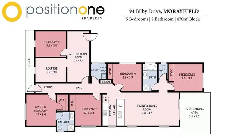 Floorplan of Homely house listing, 94 Bilby Drive, Morayfield QLD 4506
