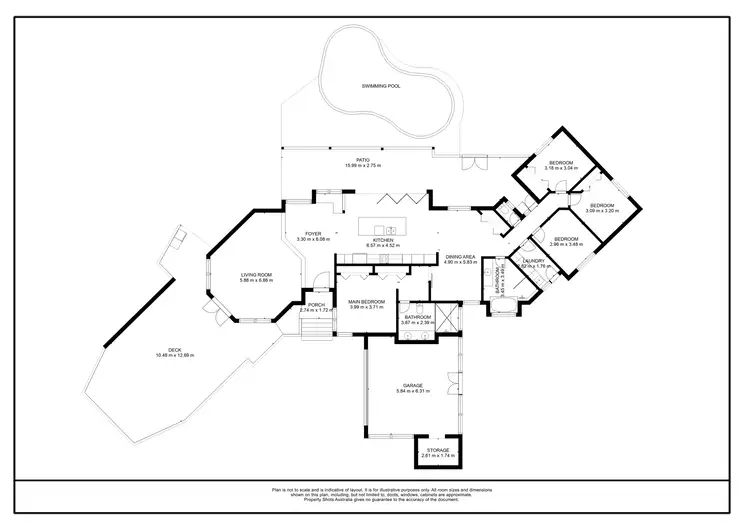 Floorplan of Homely house listing, 7 Woodmont Place, Mooroobool QLD 4870