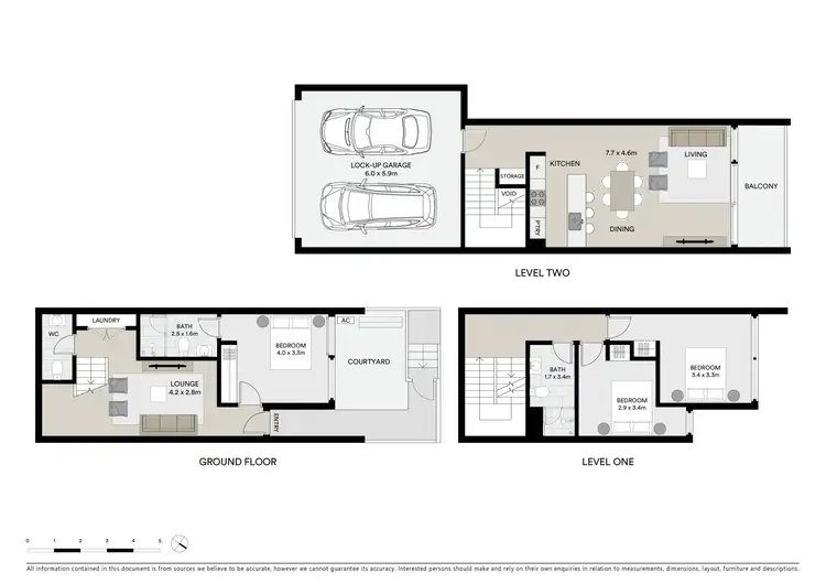 Floorplan of Homely townhouse listing, 20/9 Felstead Street, Denman Prospect ACT 2611