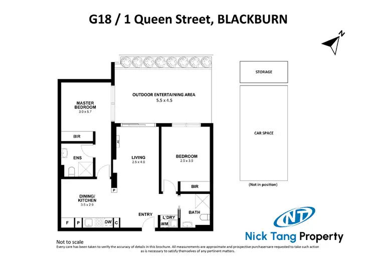 Floorplan of Homely apartment listing, G18/1 Queen Street, Blackburn VIC 3130
