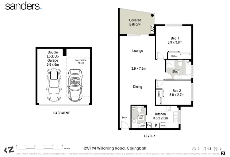 Floorplan of Homely unit listing, 29/194-198 Willarong Road, Caringbah NSW 2229