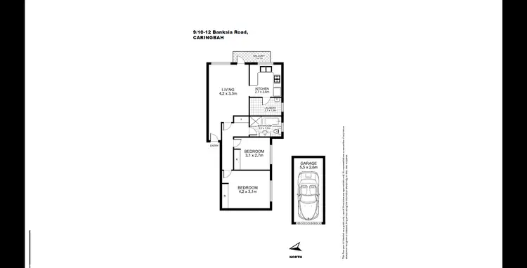 Floorplan of Homely unit listing, 9/10 Banksia Road, Caringbah NSW 2229
