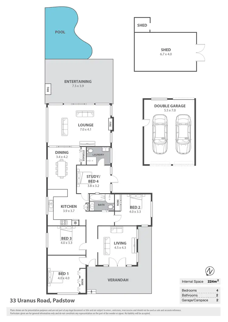 Floorplan of Homely house listing, 33 Uranus Road, Padstow NSW 2211