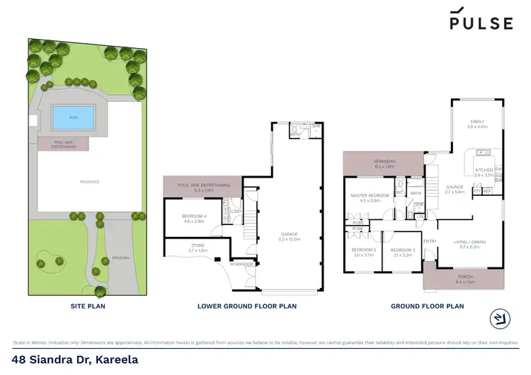 Floorplan of Homely house listing, 48 Siandra Drive, Kareela NSW 2232