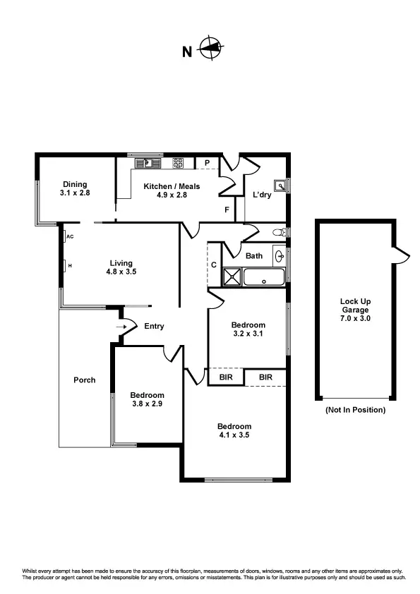 Floorplan of Homely house listing, 11 Campbell Court, Altona VIC 3018