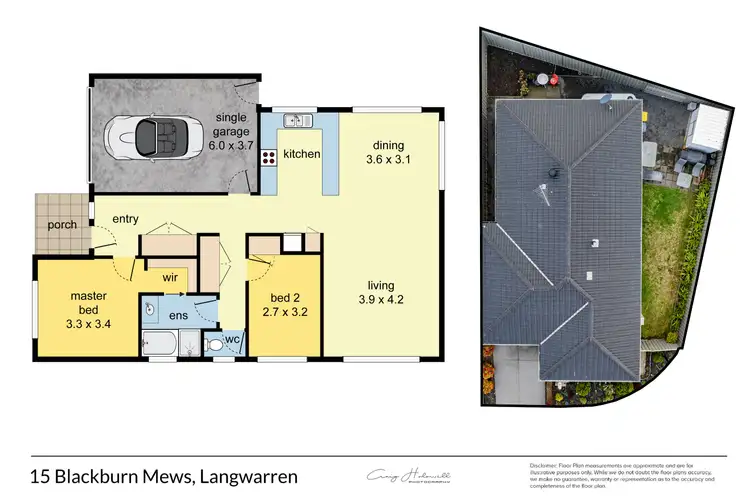 Floorplan of Homely unit listing, 15 Blackburn Mews, Langwarrin VIC 3910
