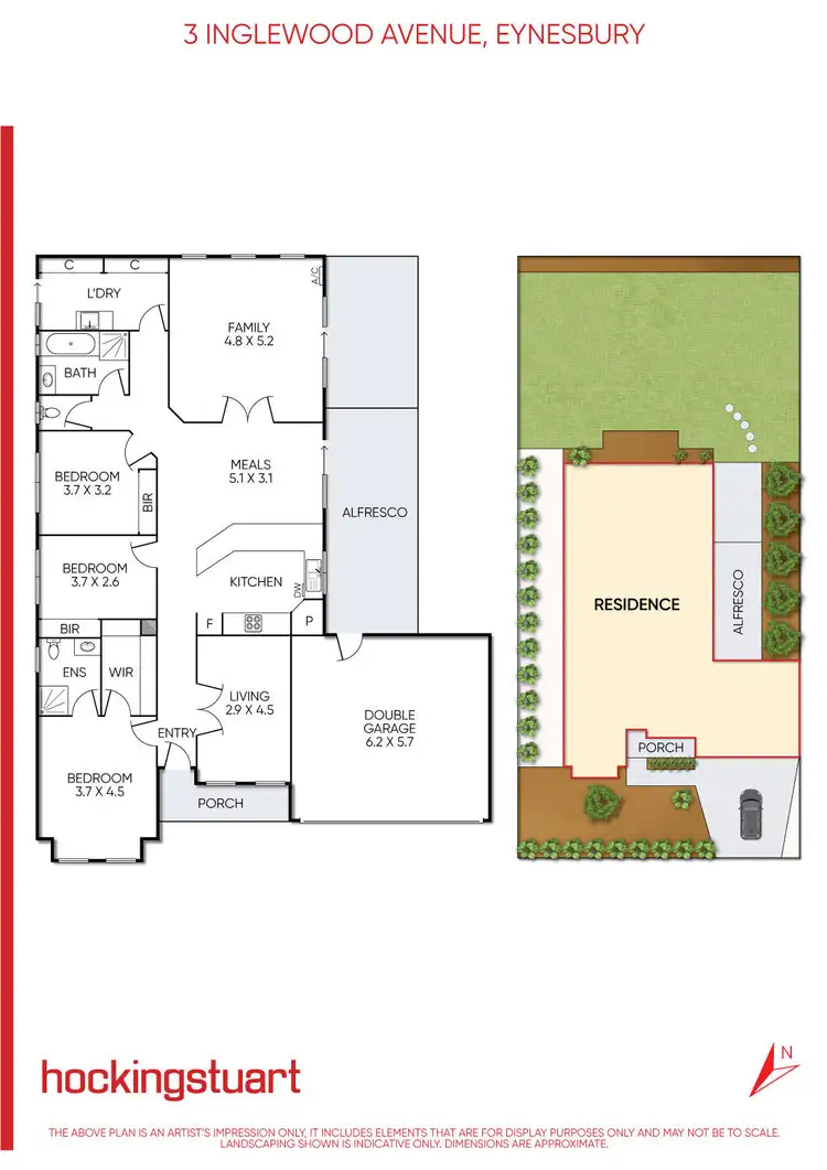 Floorplan of Homely house listing, 3 Inglewood Avenue, Eynesbury VIC 3338