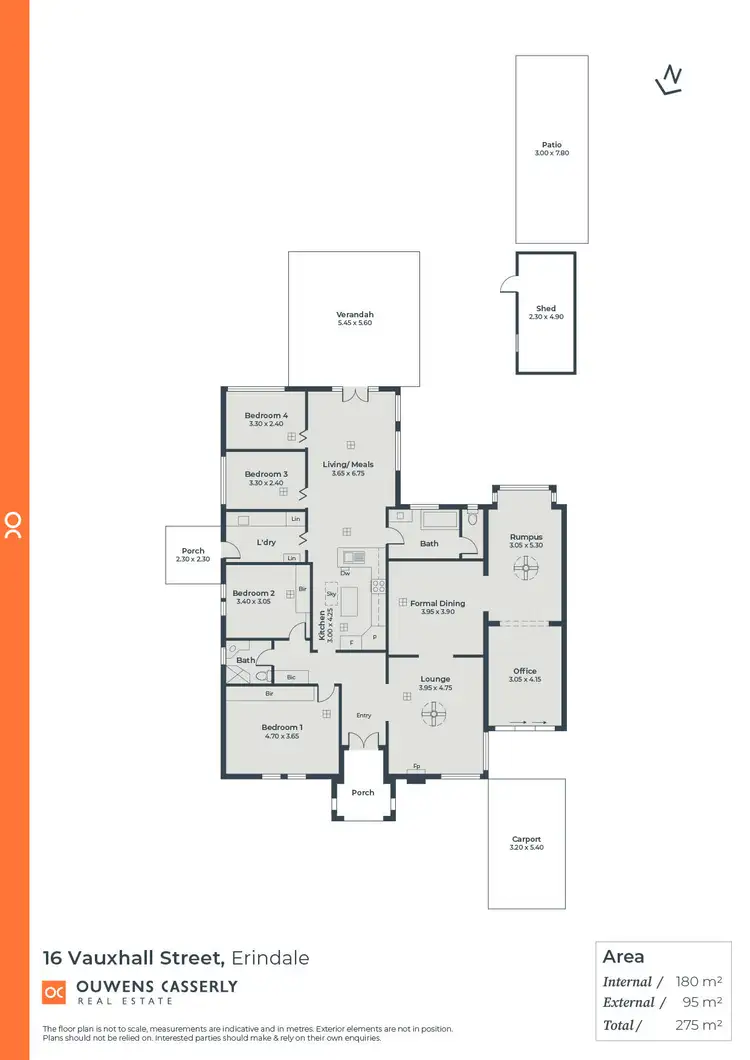 Floorplan of Homely house listing, 16 Vauxhall Street, Erindale SA 5066