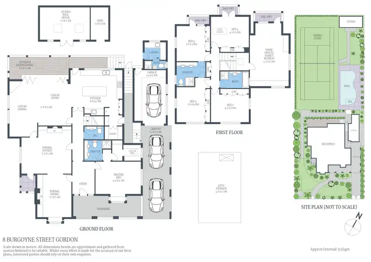 Floorplan of Homely house listing, 8 Burgoyne Street, Gordon NSW 2072