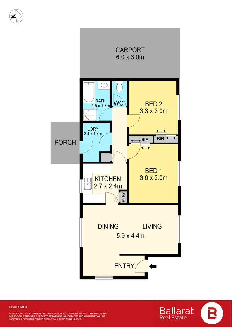 Floorplan of Homely house listing, 9/216 Forest Street, Wendouree VIC 3355