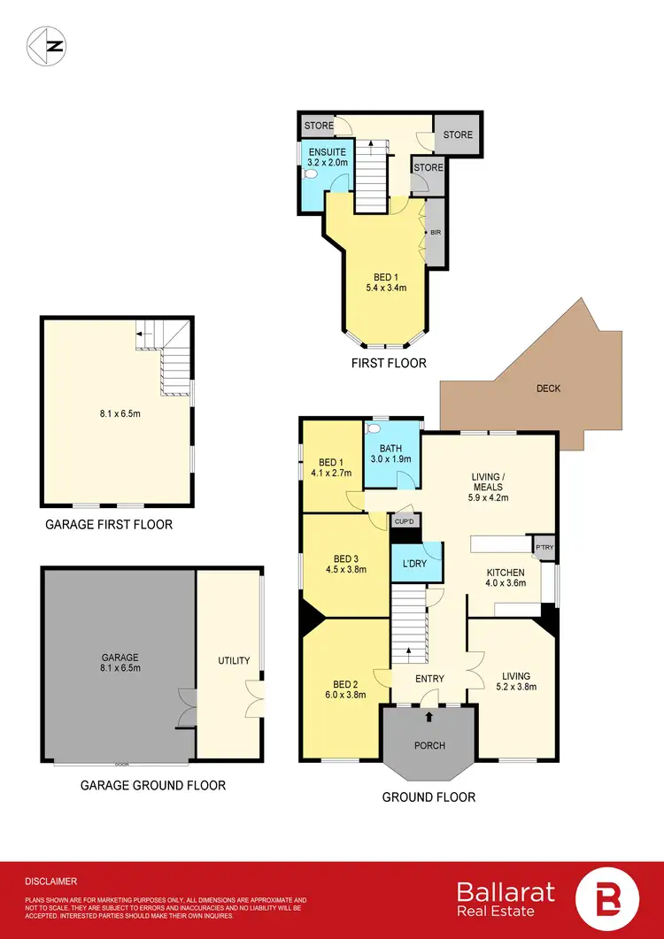 Floorplan of Homely house listing, 10 Tennis Street, Lake Wendouree VIC 3350