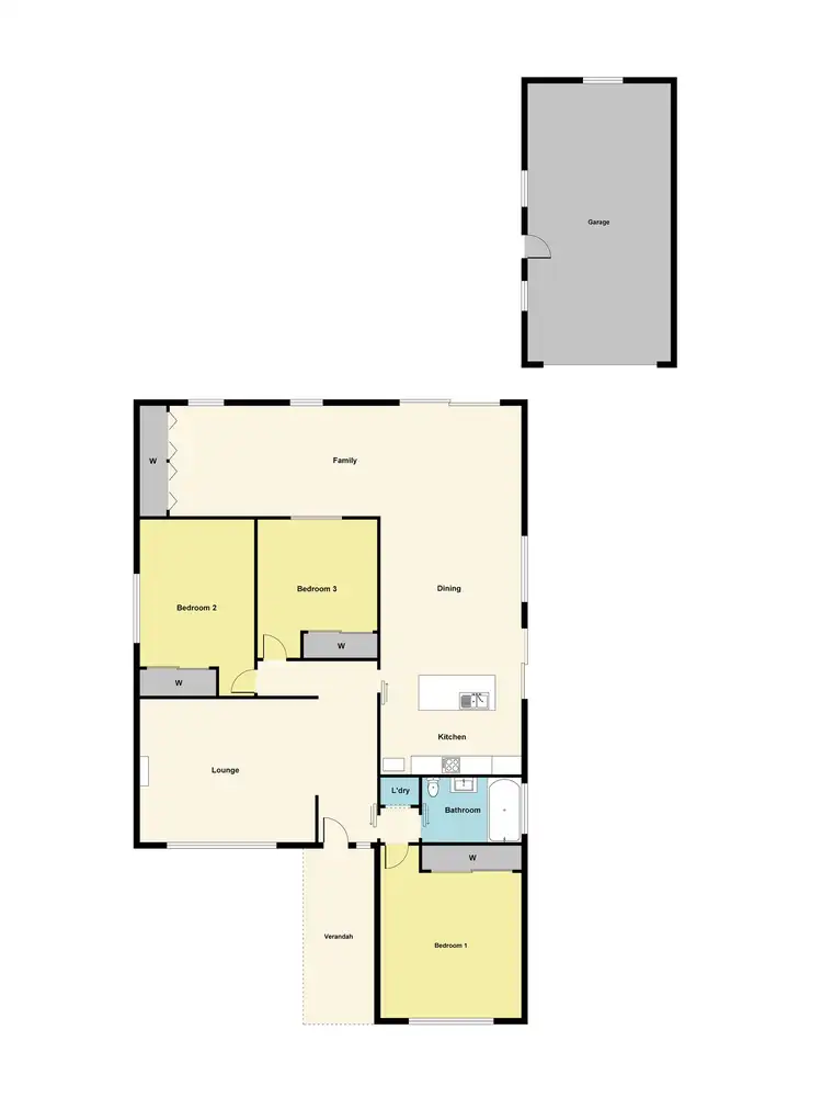 Floorplan of Homely house listing, 8 Prince Street, Alfredton VIC 3350