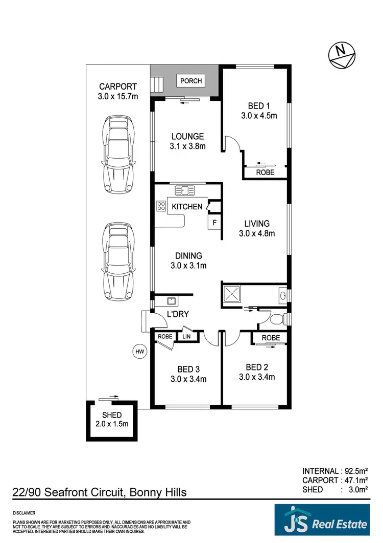 Floorplan of Homely house listing, 22/90 Seafront Circuit, Bonny Hills NSW 2445