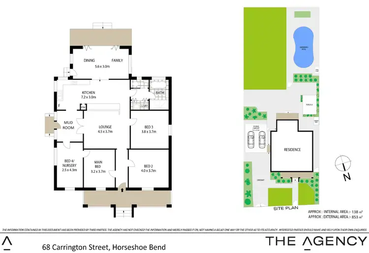 Floorplan of Homely house listing, 68 Carrington Street, Horseshoe Bend NSW 2320