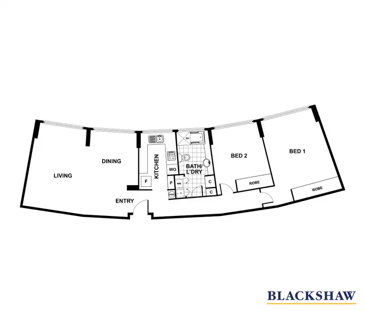 Floorplan of Homely apartment listing, 904/2 Marcus Clarke Street, City ACT 2601