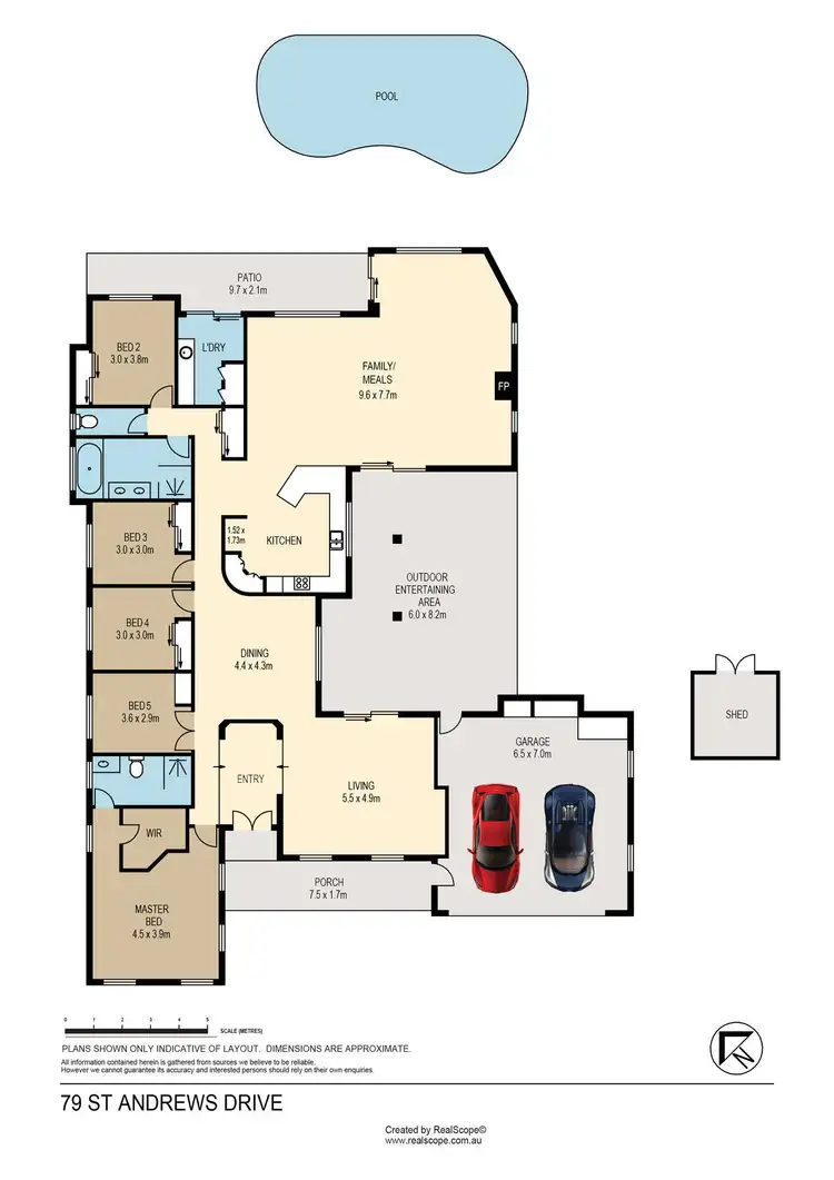 Floorplan of Homely house listing, 79 St Andrews Drive, Cornubia QLD 4130