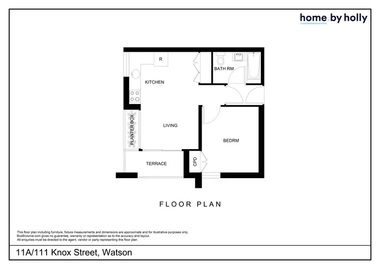 Floorplan of Homely apartment listing, 11A/111 Knox Street, Watson ACT 2602