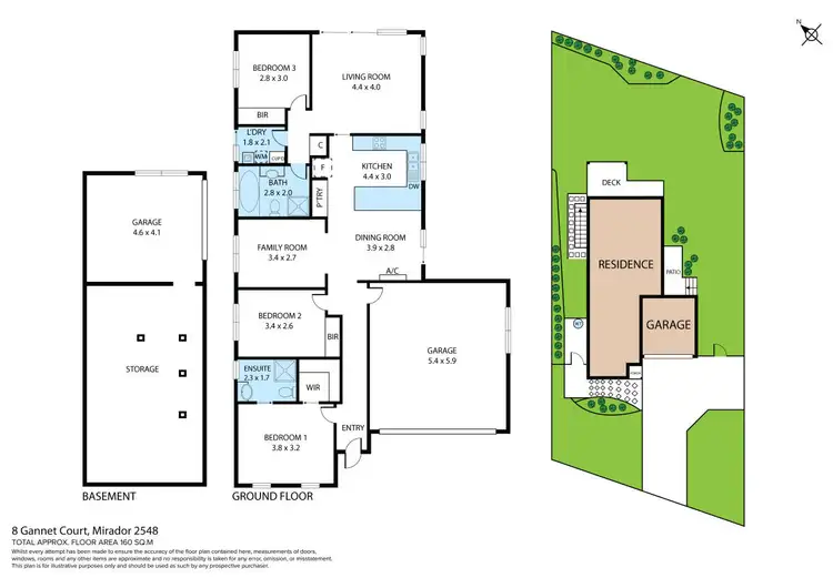 Floorplan of Homely house listing, 8 Gannet Court, Mirador NSW 2548