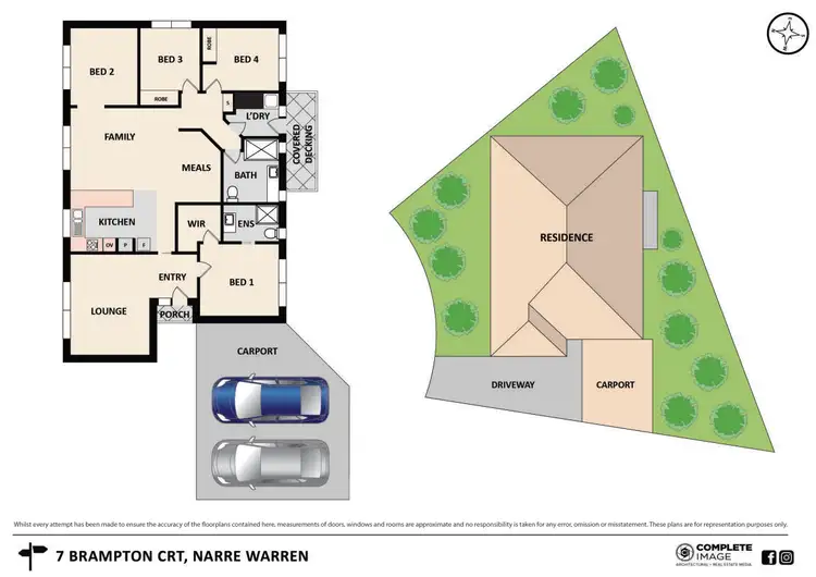 Floorplan of Homely house listing, 7 Brampton Court, Narre Warren VIC 3805