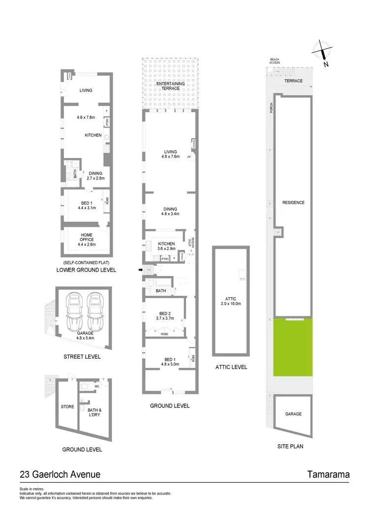Floorplan of Homely house listing, 23 Gaerloch Avenue, Tamarama NSW 2026